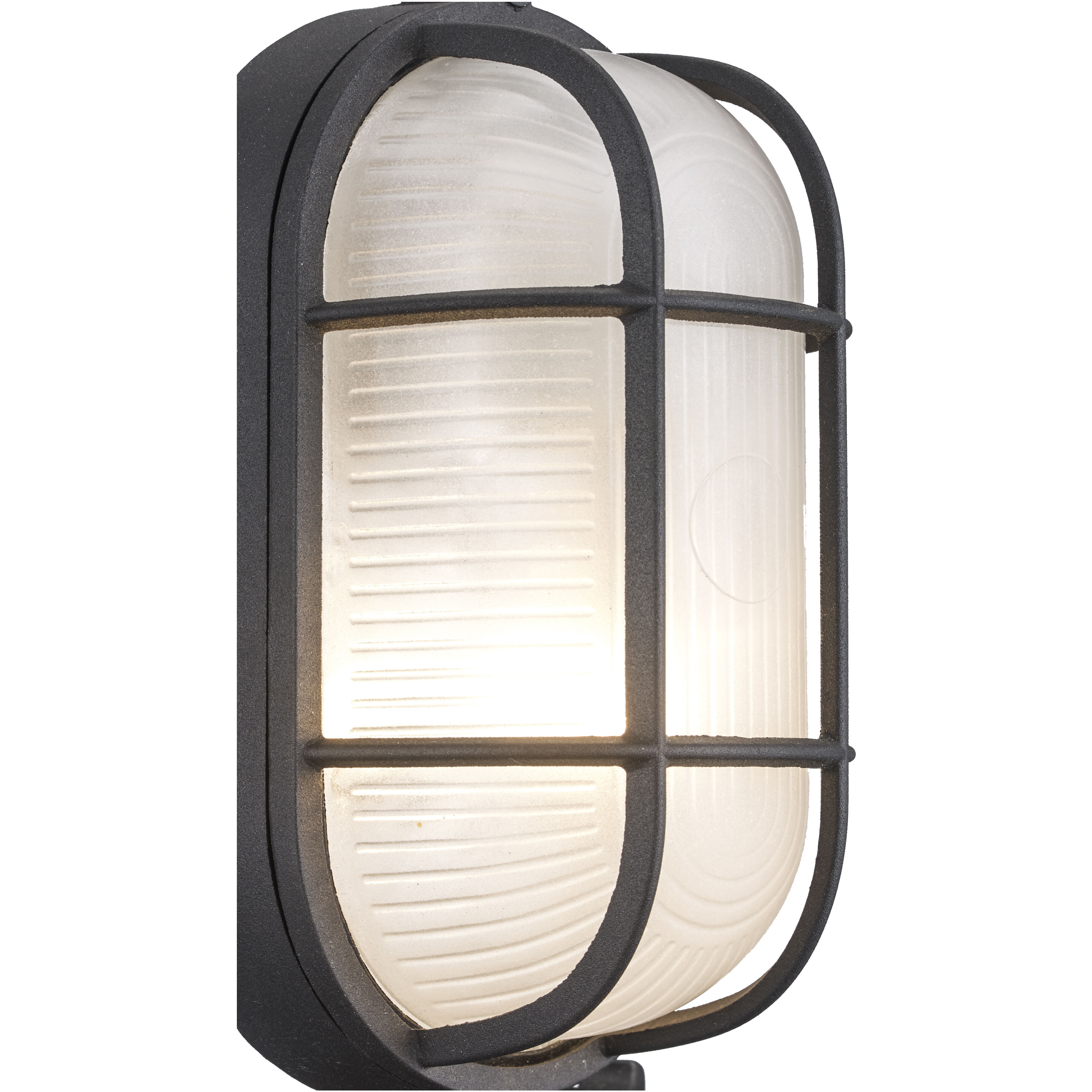 Aria 1 Light 9 inch Black Outdoor Bulkhead