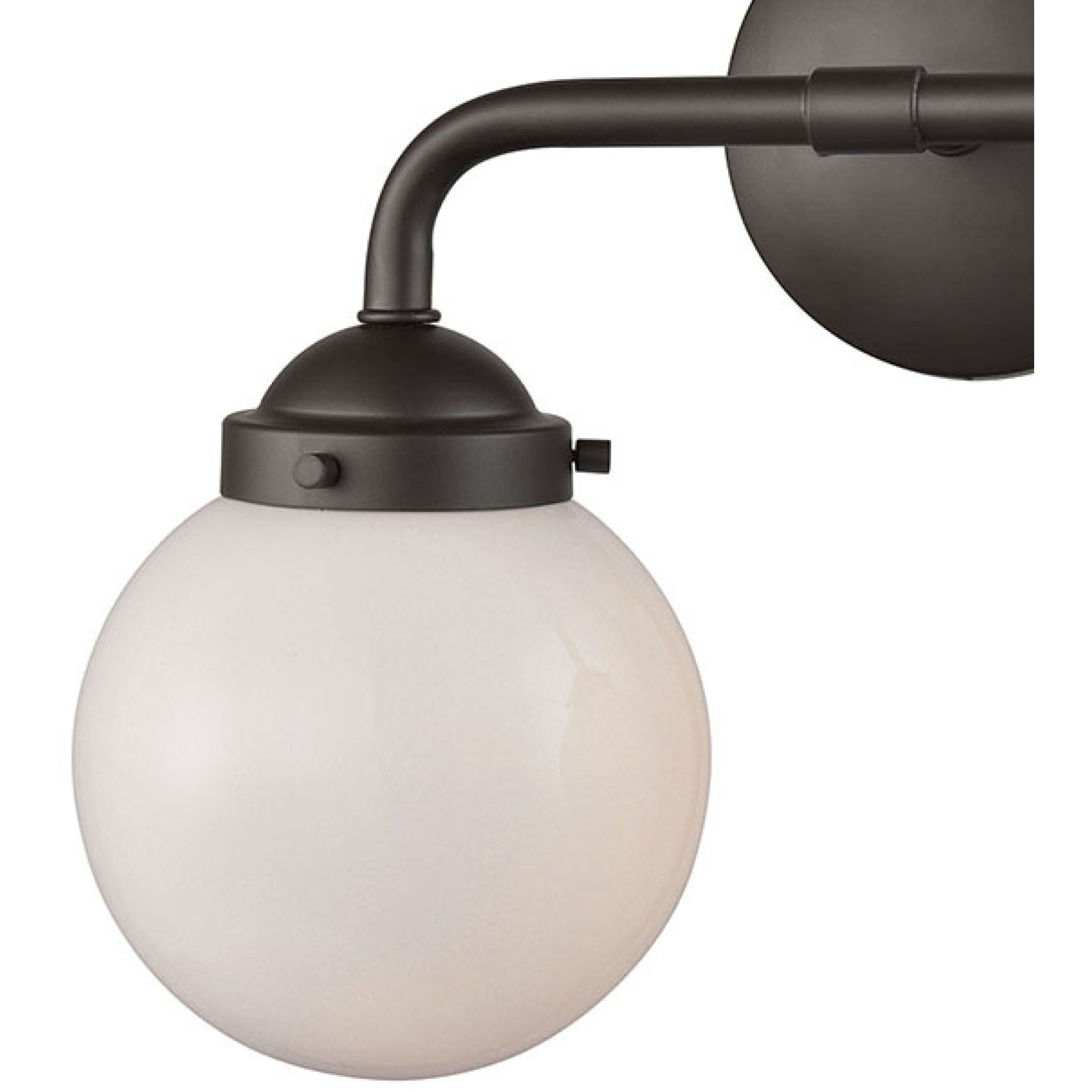 Beckett 2 Light 15 inch Oil Rubbed Bronze Vanity Light Wall Light