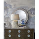 Uma 38 X 38 inch Natural and White Mirror
