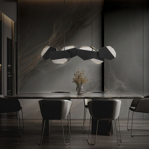 Beyond Palisade LED 47.75 inch Black Linear Pendant Ceiling Light