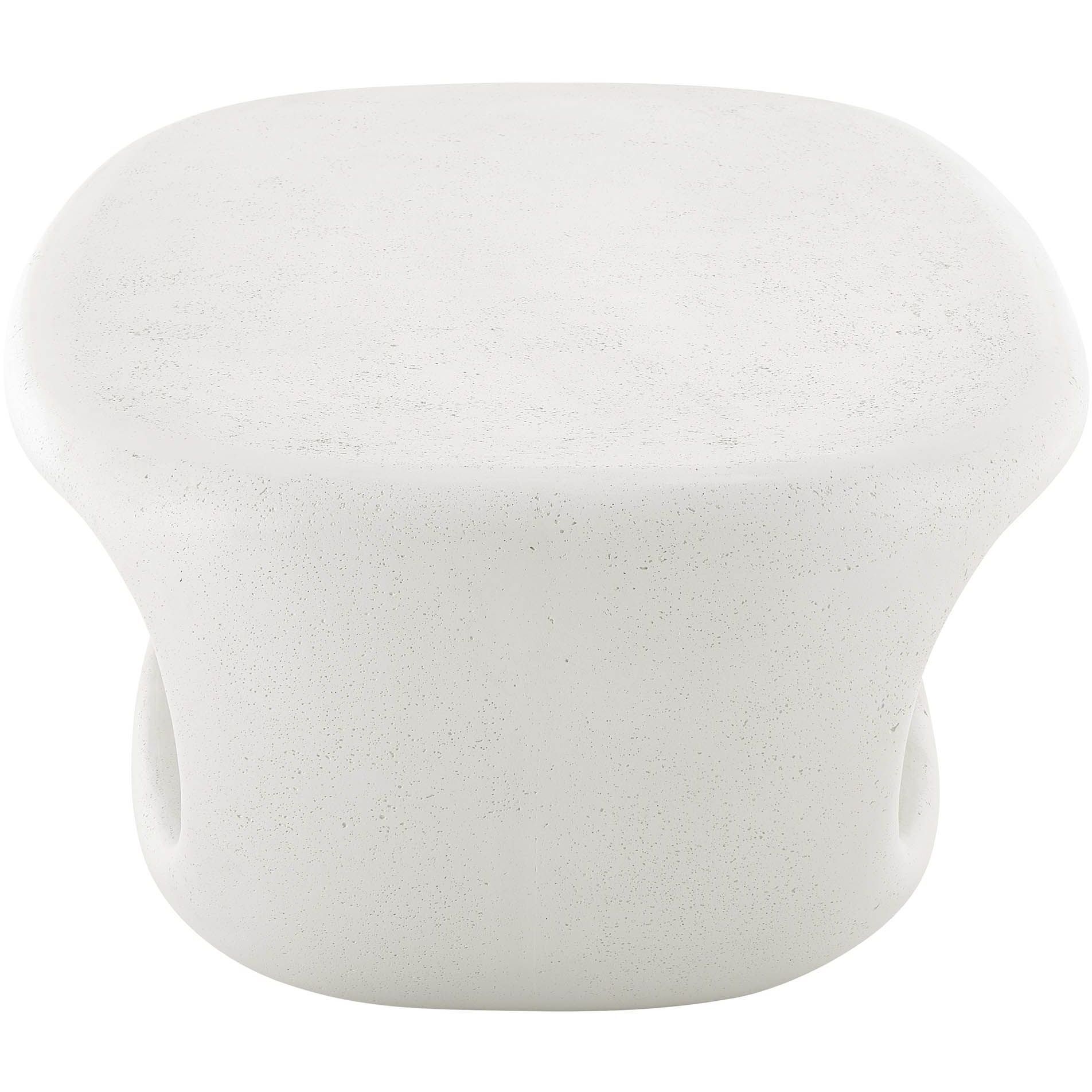 Leyton 60 X 16 inch Warm White Outdoor Coffee Table