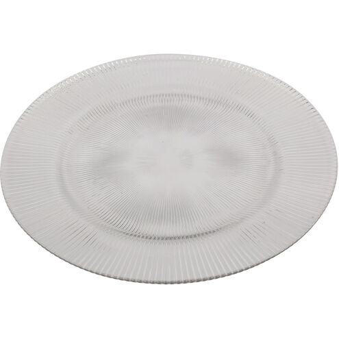 Glass 13 inch Clear Charger