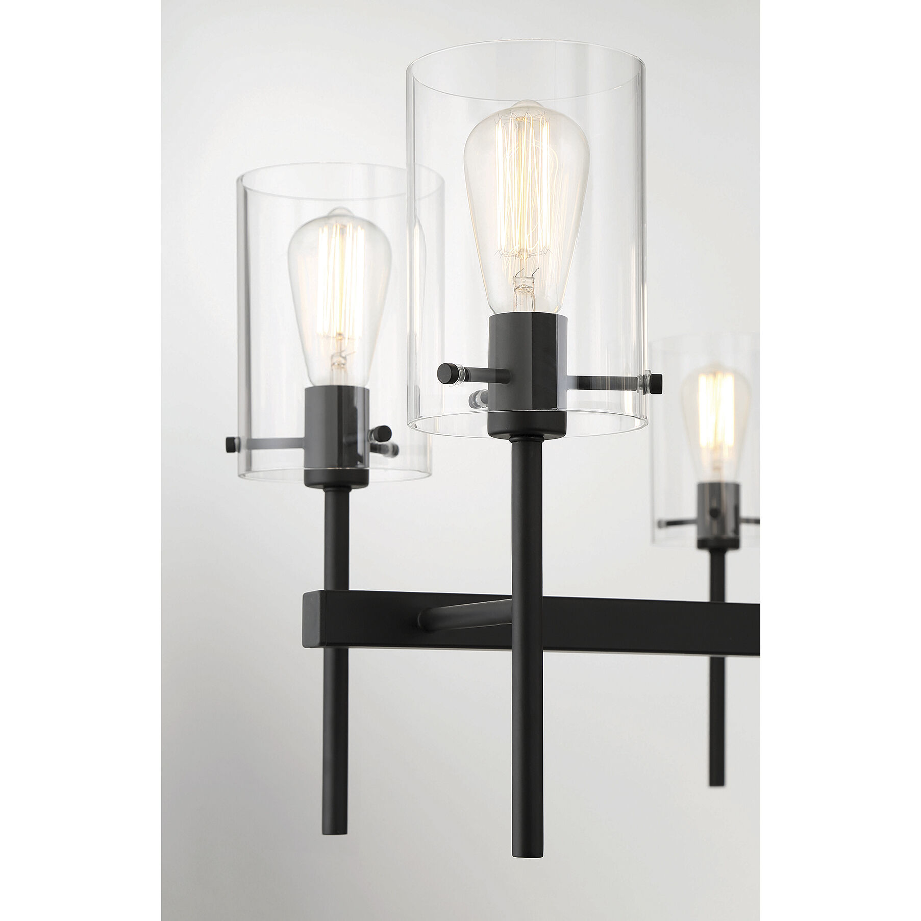 Vista 16 Light 60 inch Matte Black Chandelier Ceiling Light