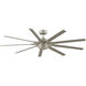 Odyn Custom Brushed Nickel Fan Motor, Blades Sold Separately