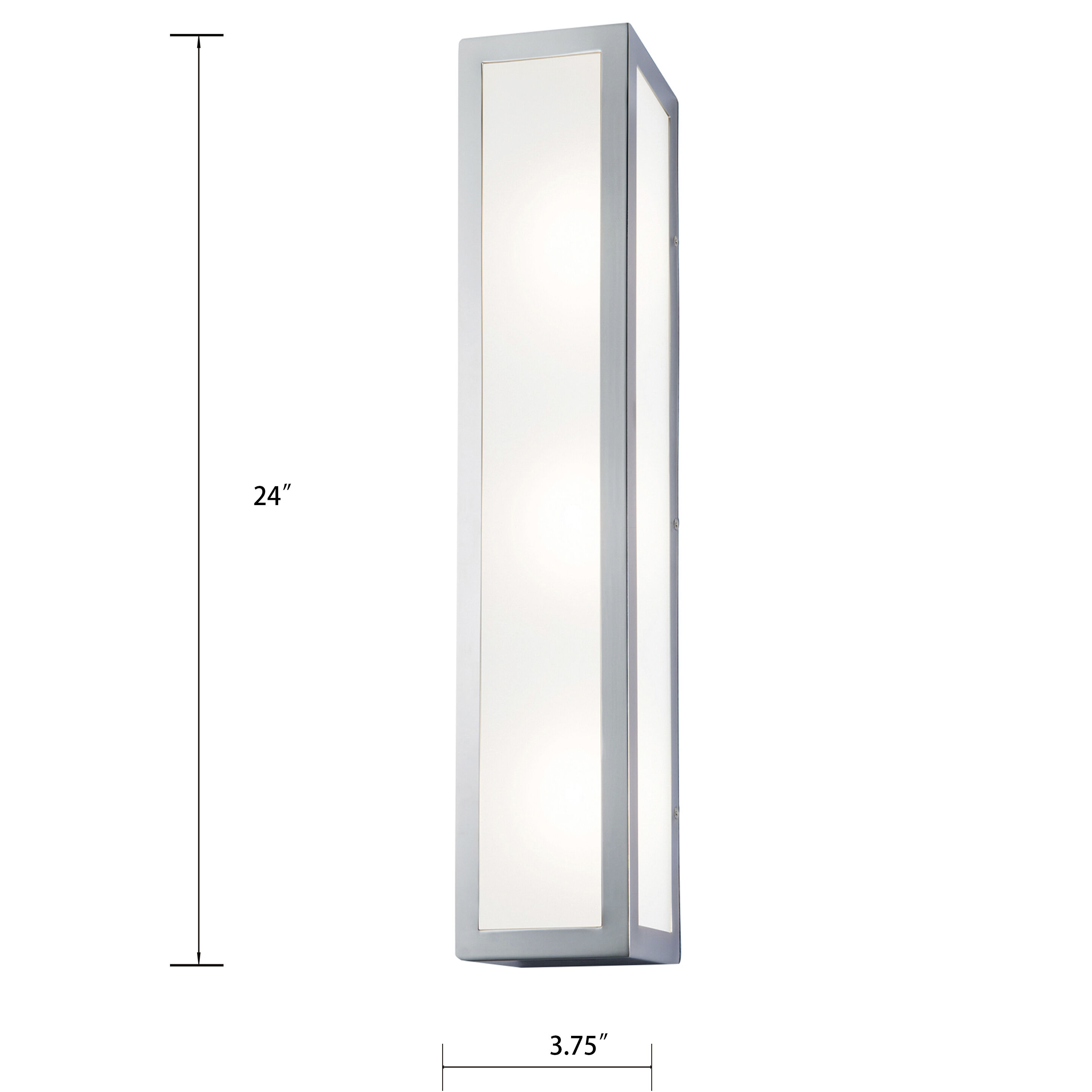 Kaset Sconce Wall Light in Chrome