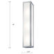 Kaset Sconce Wall Light in Chrome