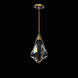 Fazzoletto LED 8 inch Aged Brass Mini Pendant Ceiling Light, Beyond
