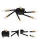 Thatcher 6 Light 19 inch Modern Brass Flushmount Ceiling Light