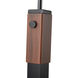 Layers 86 inch 60 watt Charcoal Gray and Gunmetal Arc Floor Lamp Portable Light