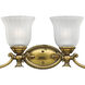 Francoise LED 31 inch Burnished Brass Vanity Light Wall Light