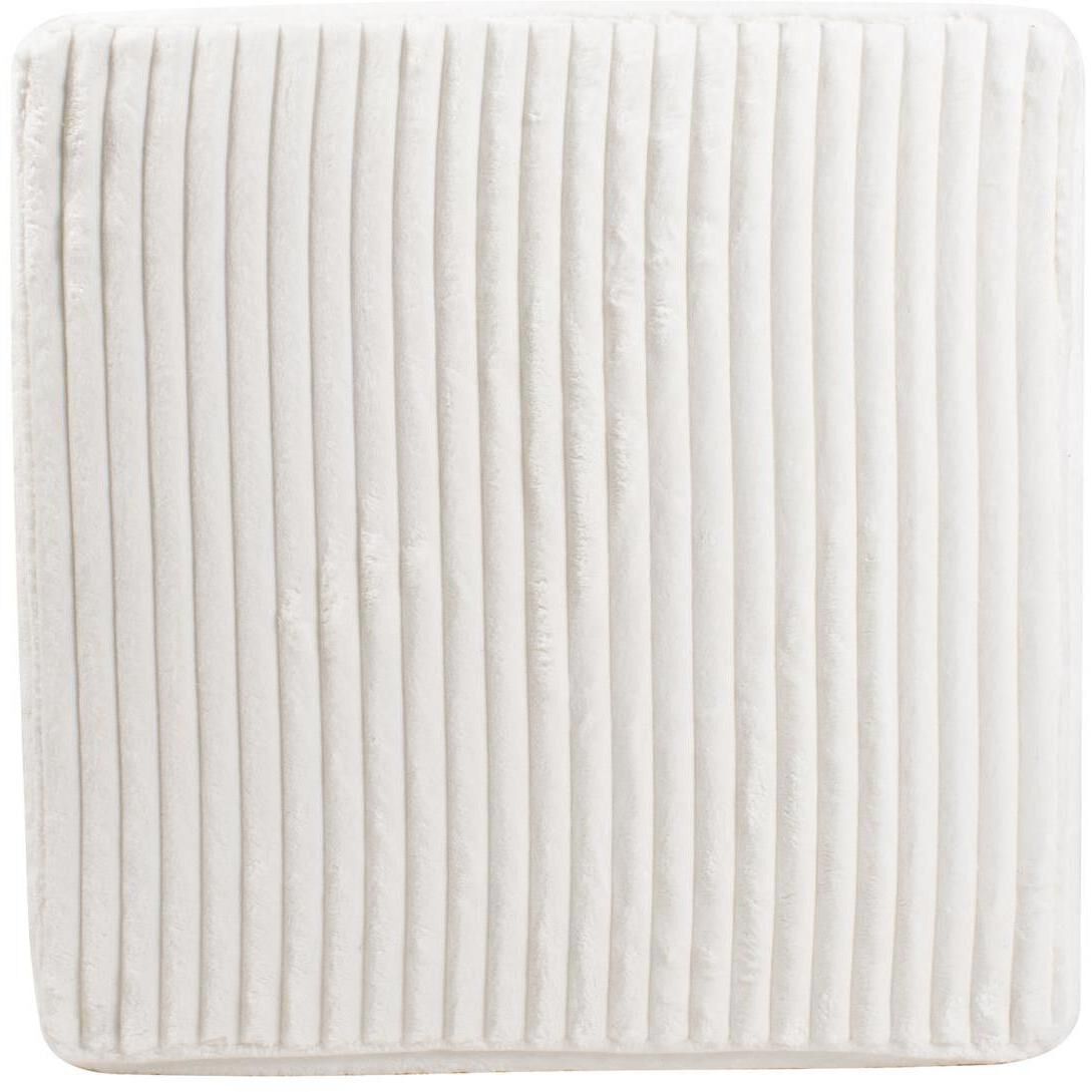 Shar Pei Universal 18 inch White Ottoman