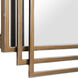 Amherst 37 X 24 inch Distressed Brushed Gold with Silver Highlights Wall Mirror