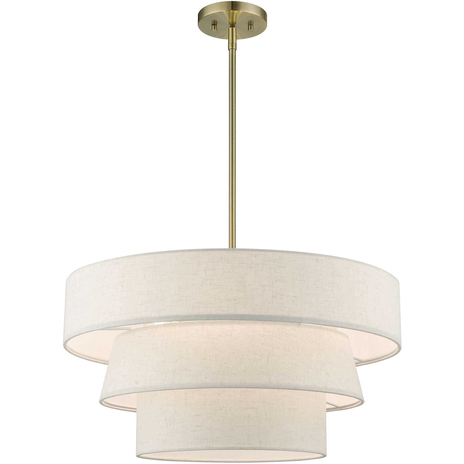 Chandler 4 Light 23 inch Antique Brass Pendant Chandelier Ceiling Light