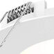 Excel White Slim Panel Recessed Light