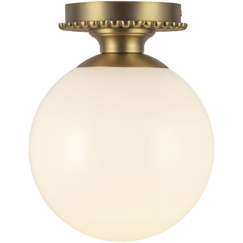 Alora Mood Otis 1 Light 7.88 inch Brushed Gold Semi-Flush Mount Ceiling Light