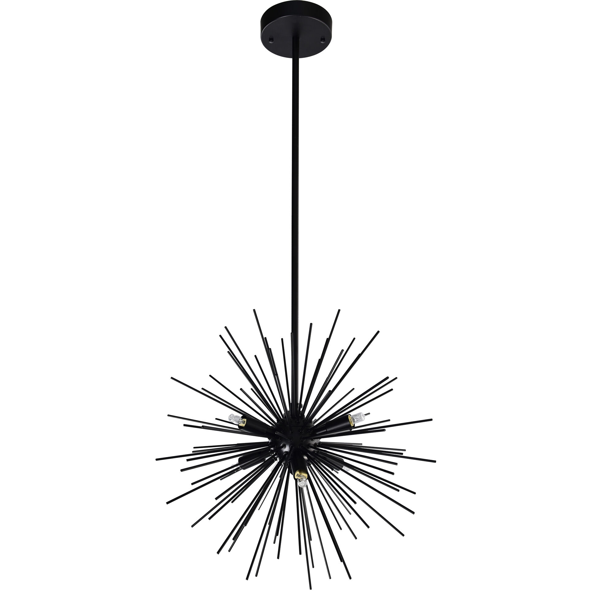 Savannah 6 Light 16 inch Black Chandelier Ceiling Light