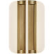 Anders LED 7 inch Vintage Brass Bath Vanity Light Wall Light