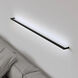 Thin-Line LED 96 inch Satin Black Wall Bar Wall Light