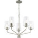 Celino 5 Light 26 inch Brushed Nickel Chandelier Ceiling Light