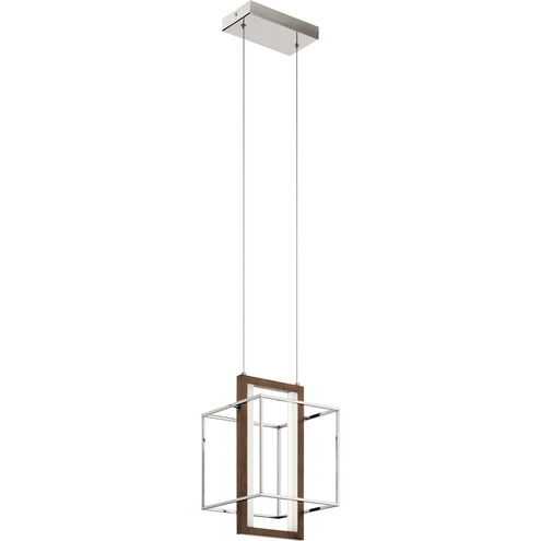 Viho LED 10 inch Polished Nickel Pendant Ceiling Light