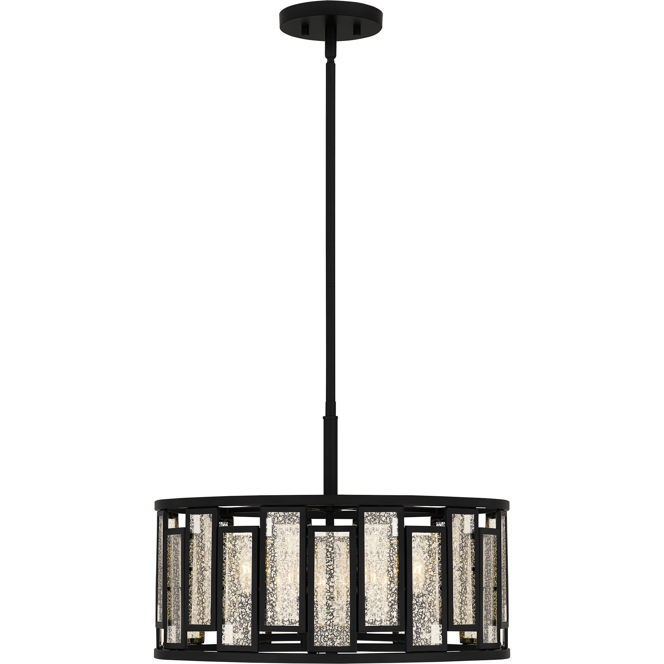 Bankston 4 Light 18 inch Matte Black Pendant Ceiling Light