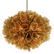 Pulse 20 Light 45 inch Gold Leaf Pendant Ceiling Light