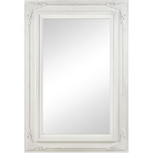 Marla 39 X 27 inch White with Clear Wall Mirror