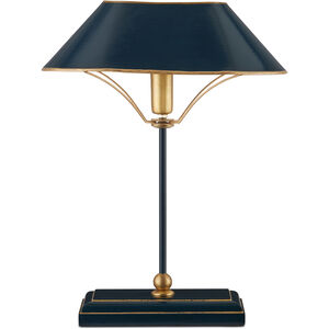 Daphne 16.5 inch 60.00 watt Navy/Gold Table Lamp Portable Light