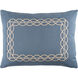 Afia 26 X 20 inch Denim, Khaki Standard Sham