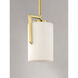 Dart 1 Light 4 inch Satin Brass Mini Pendant Ceiling Light