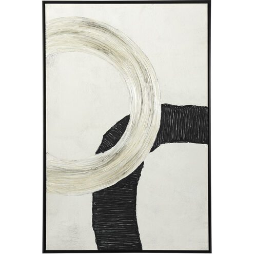 Cameron Multi - White and Black and Gray Wall Art