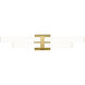 Zane LED 25 inch Modern Gold Vanity Wall Light