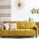Large Biscuit Tufted Mustard Sofa