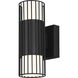 Javon LED 7 inch Black Outdoor Lantern