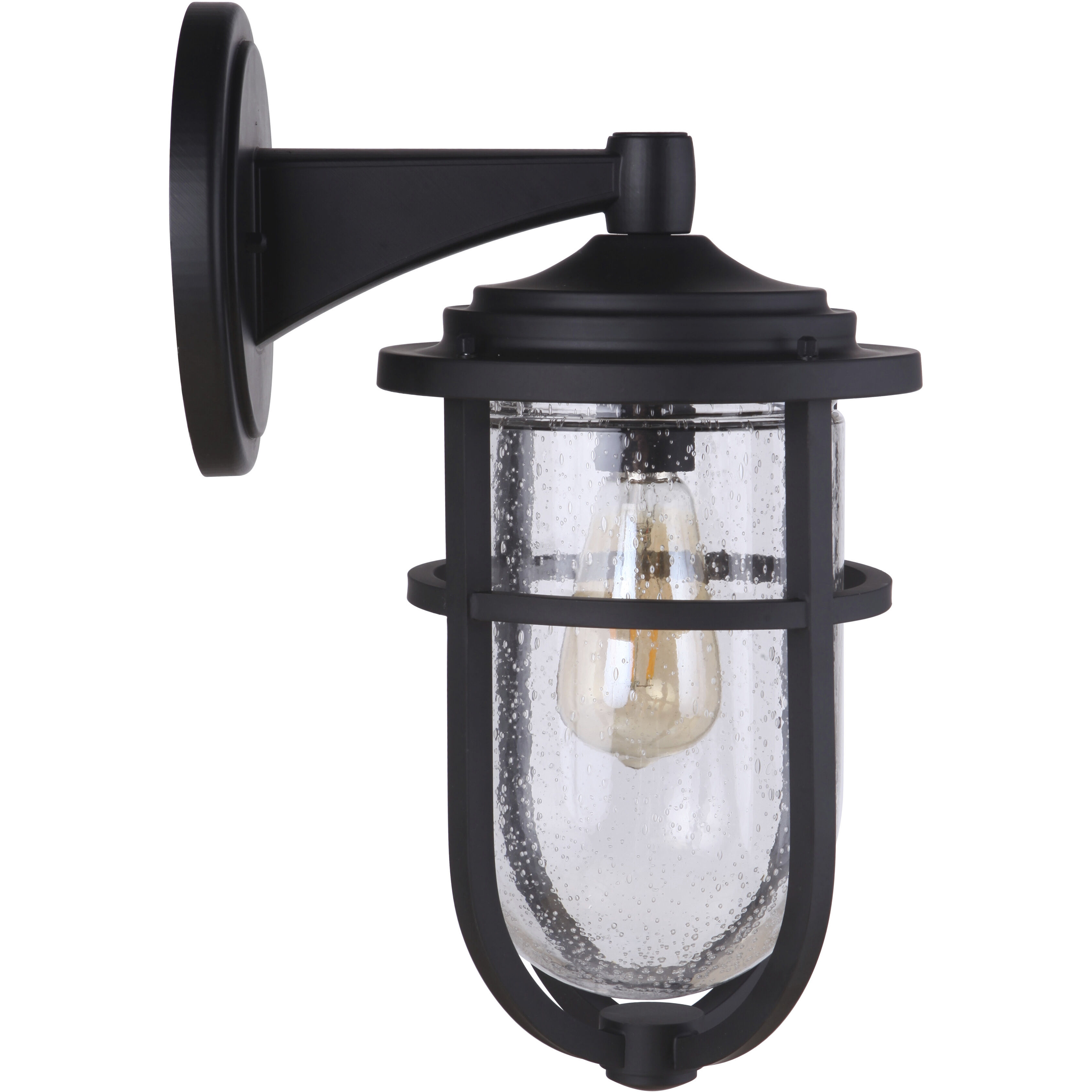 Voyage 1 Light 16 inch Midnight Outdoor Wall Lantern