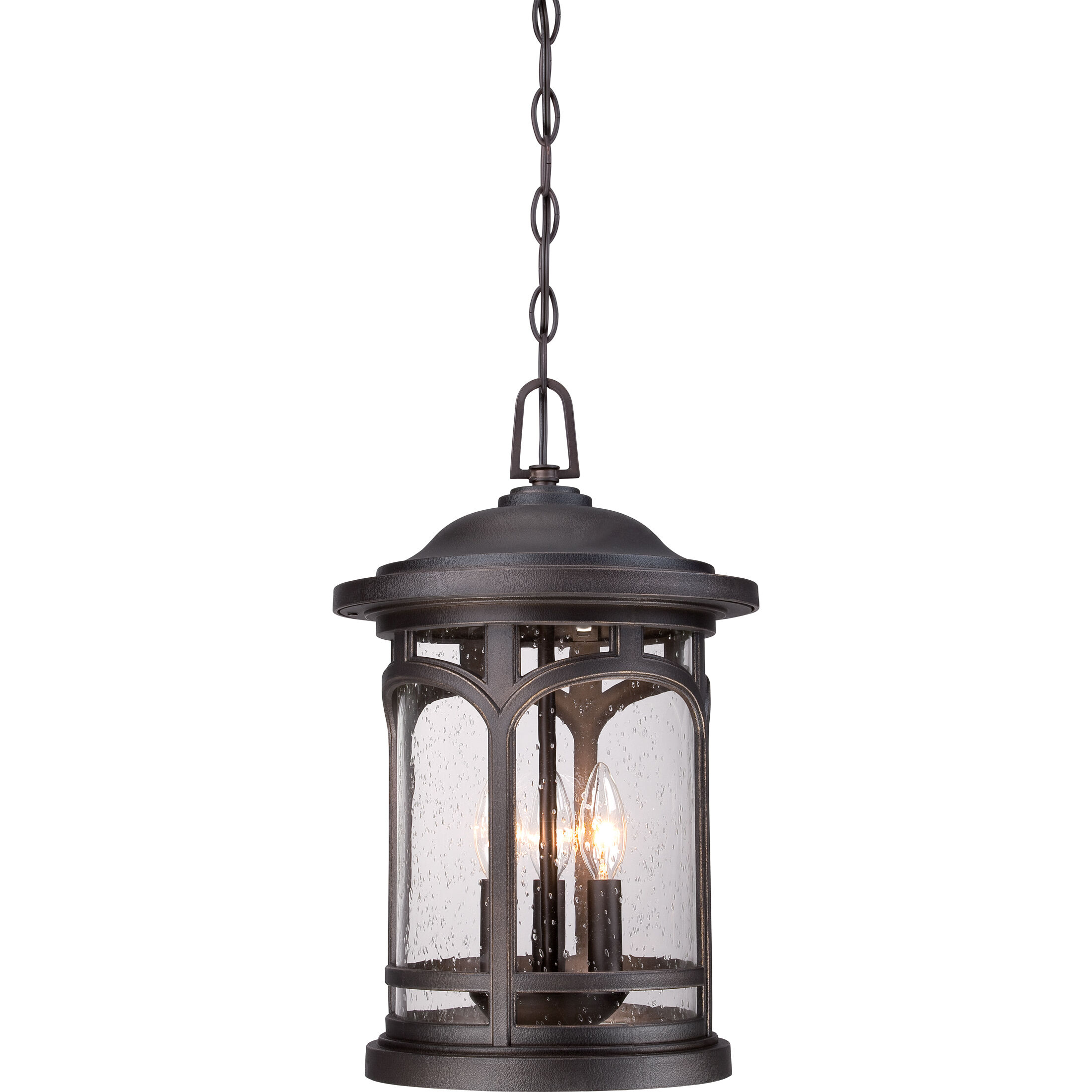 Marblehead 3 Light 11 inch Palladian Bronze Outdoor Hanging