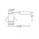 WAC LED White Complete Kit Recessed Lighting, Non-IC Remodel