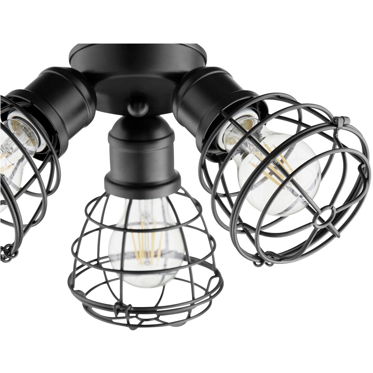 Fort Worth LED Noir Patio Fan Light Kit
