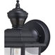Bedford Textured Black Outdoor Motion Sensor