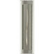 Gallery 3 Light 7.1 inch Sterling ADA Sconce Wall Light in Ivory Art