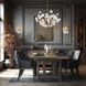 Bloome 8 Light 36.5 inch Legacy Brass Chandelier Ceiling Light in Clear Handmade Glass