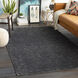 Torino 90 X 60 inch Black Rug in 5 x 8, Rectangle