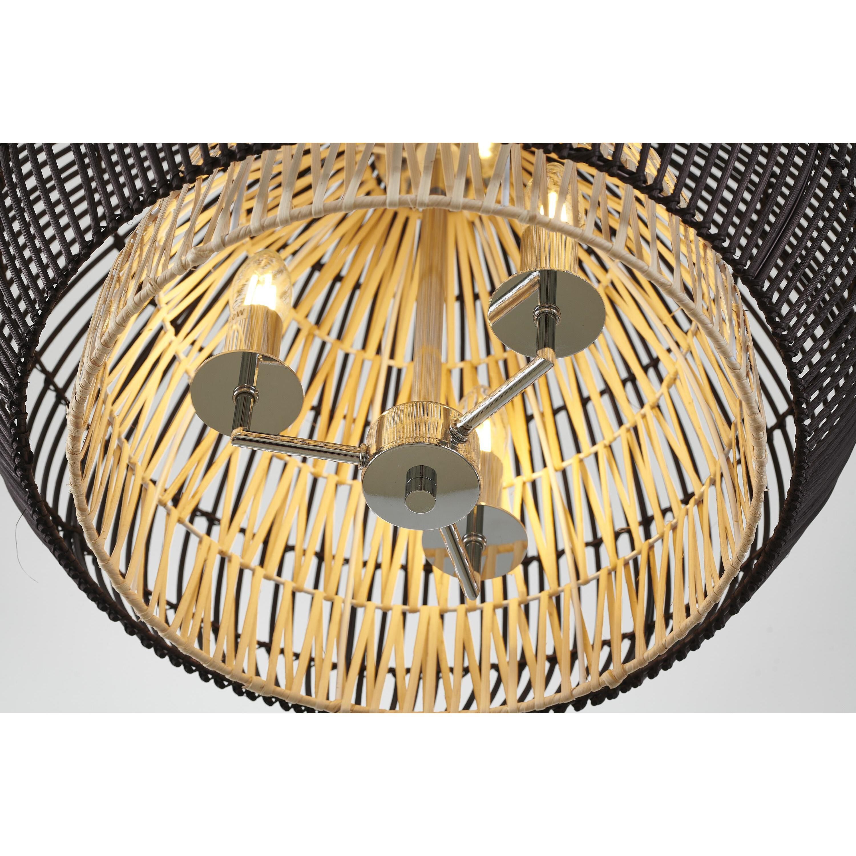 Canada 3 Light 20 inch Chrome Chandelier Ceiling Light