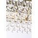 Nordic 6 Light 40 inch Brass Linear Pendant Ceiling Light