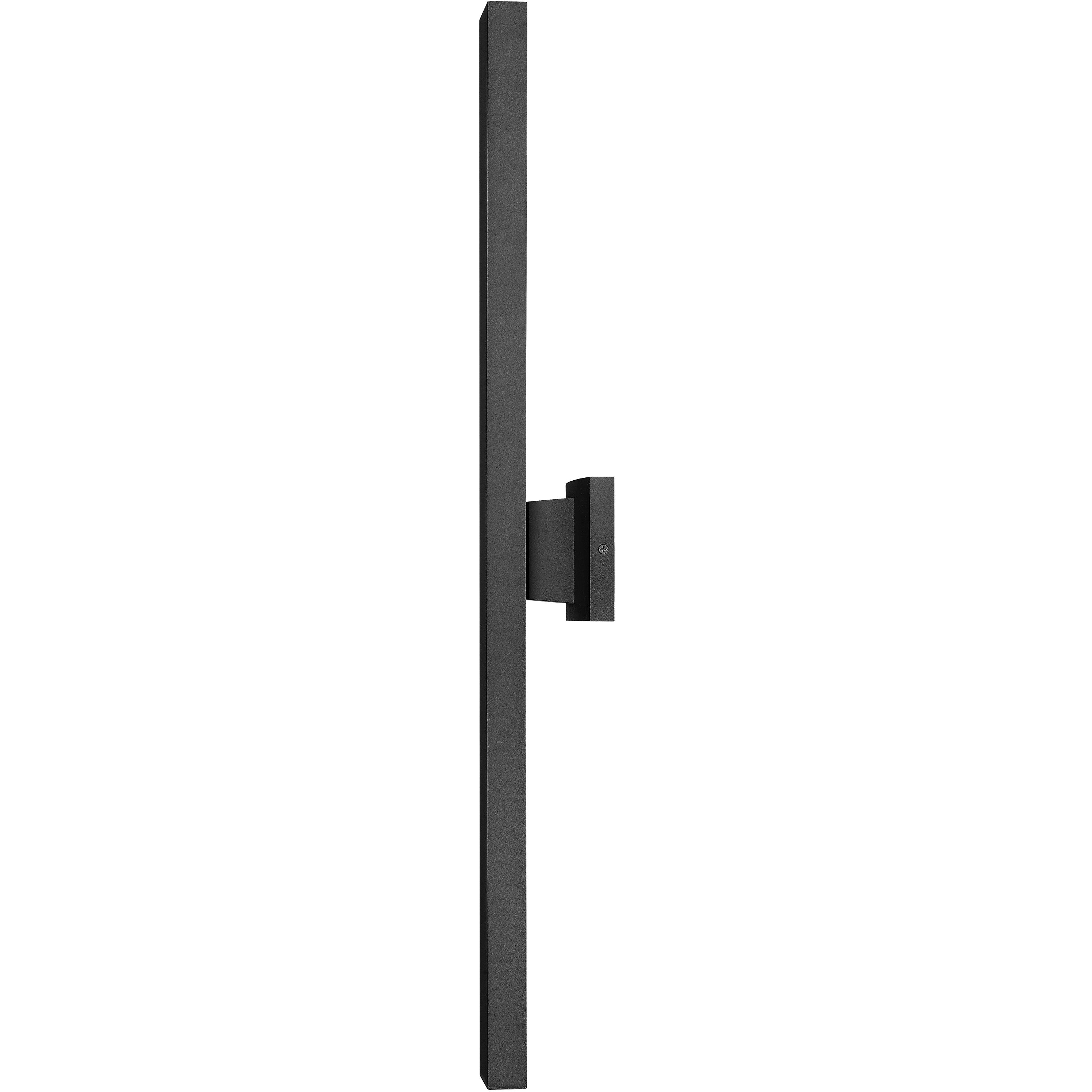 Edge LED 33.25 inch Black Outdoor Wall Light