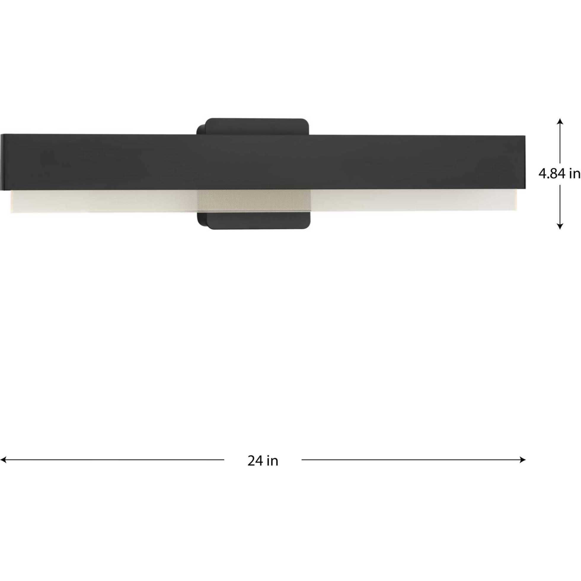 Semblance LED LED 24 inch Matte Black Linear Vanity Light Wall Light