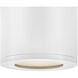 Coastal Elements Silo LED 5 inch Satin White Outdoor Flush Mount, Small
