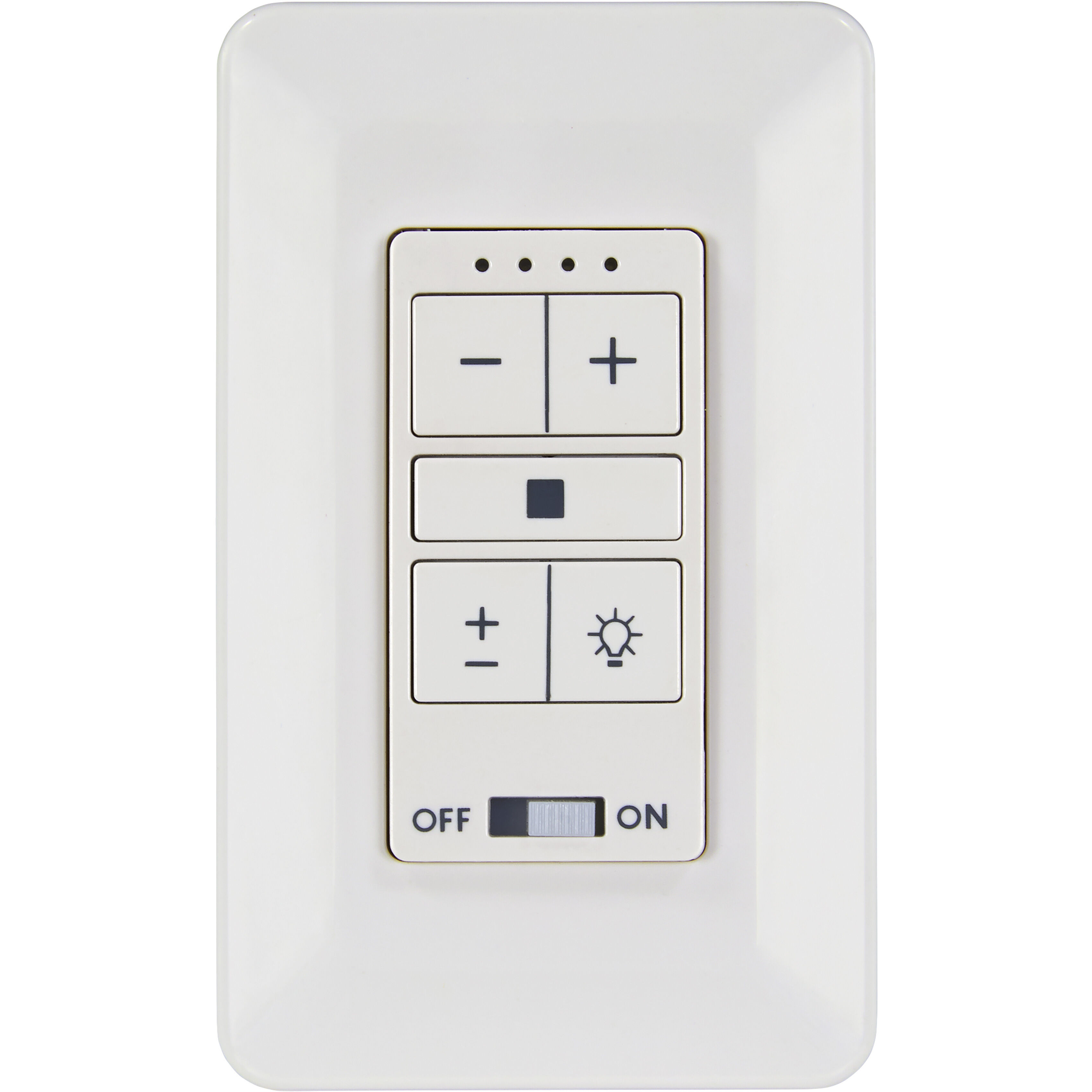 Aire White Dc Wall Fan Control