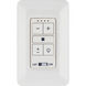 Aire White Dc Wall Fan Control
