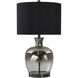 Cameron 27.25 inch 100.00 watt Multi - Ombre Chrome and Silver and Clear and Chrome Table Lamp Portable Light